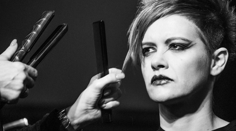 hair injury, model, hair straighteners.