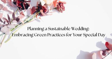 Planning a Sustainable wedding